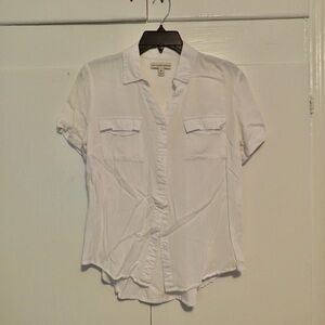 Classic White Button-Down Shirt